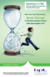 Gammaplex 10% Patient Brochure Cover